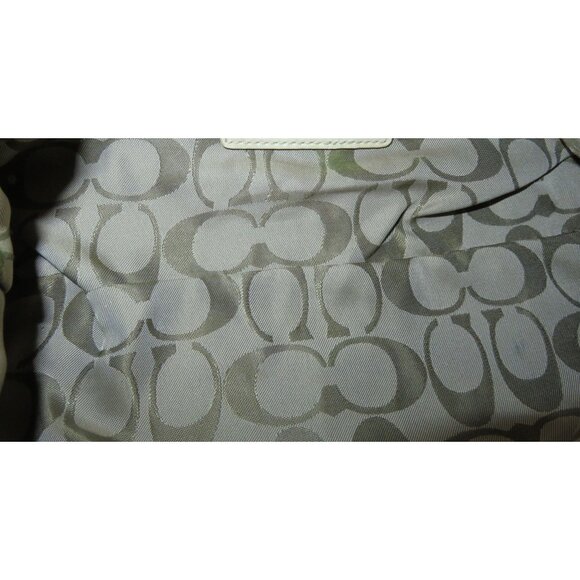 Coach 2005 Vintage Hampton pebbled leather demi baguette shoulder bag 5052 - Picture 10 of 11